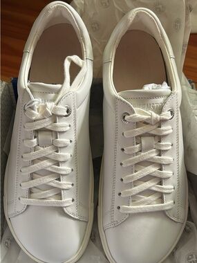 Birkenstock White bend low Leather Sneakers